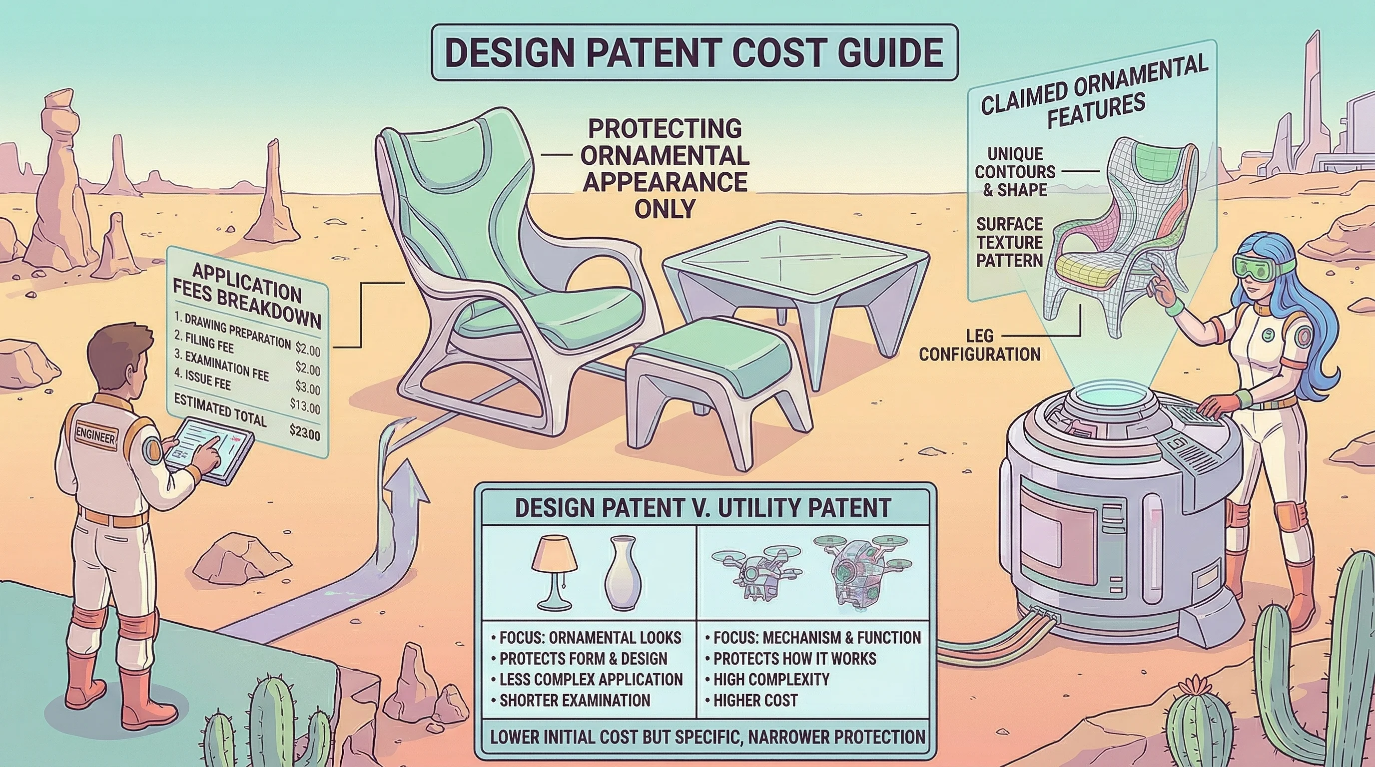 How Much Does a Design Patent Cost?